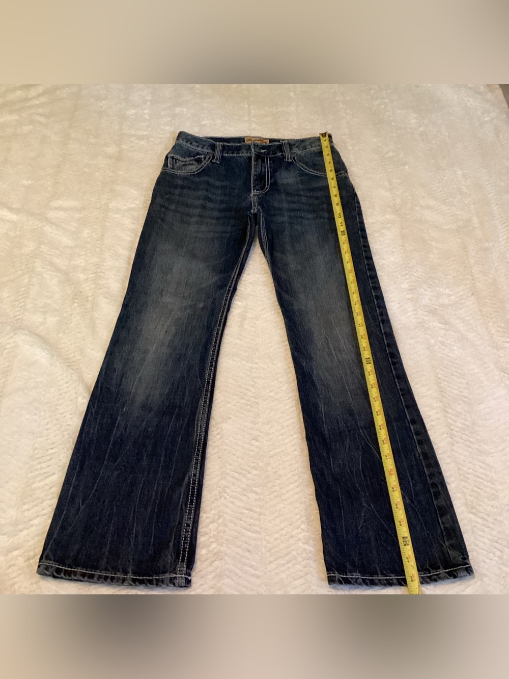 Boys Wrangler 20X Western Cowboy Jeans Sz 14 Slim Denim Jeans